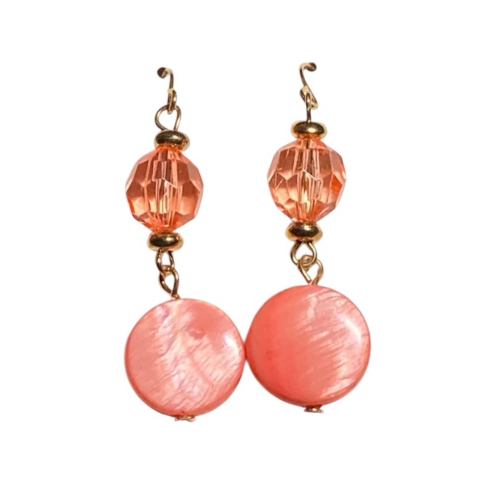 Elegant Pink Dangle Earrings
